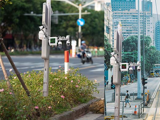 贵港市街道交通噪声在线监测、全天候自动超标变色预警监测、助力解决噪声扰民问题，创建智慧城市发展